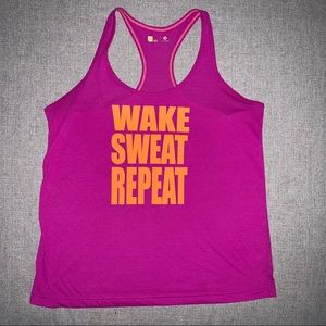 Pink & orange workout tank